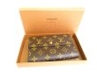 Photo12: LOUIS VUITTON Monogram Brown Leather Bifold Wallet Purse #9494