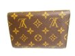 Photo2: LOUIS VUITTON Monogram Brown Leather Bifold Wallet Purse #9494