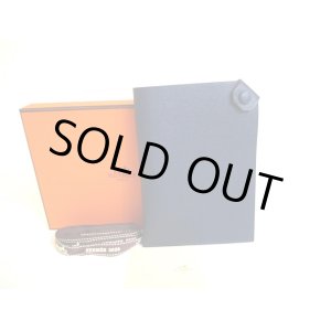 Photo: HERMES Navy Blue Veau Epson Leather Passport Holders ID Holders #9500