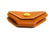 Photo5: HERMES Gold Graine Couchevel Leather Gold H/W Coin Purse Levan Cattle #9501