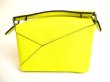 Photo2: LOEWE Lemon Calf Leather Hand Bag Purse Mini Puzzle bag w/Strap #9504