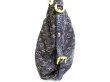 Photo3: LOUIS VUITTON Monogram Black Denim Hand Bag w/Strap Neo Cabby GM #9505