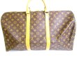 Photo2: LOUIS VUITTON Monogram Boston Bag Duffle Bag Keepall Bandouliere 50 #9506