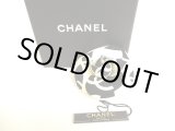 Photo: CHANEL Camelia White and Black Canvas Corsage Brooch #9510