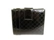 Photo2: GUCCI Micro Guccissima Black Patent Leather Bifold Wallet #9513