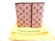 Photo1: LOUIS VUITTON Monogram Mini Cherry Canvas Bifold Wallet #9516