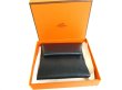 Photo12: HERMES Vert Cypres Chevre Myzore Leather Coin Purse Bastia #9519