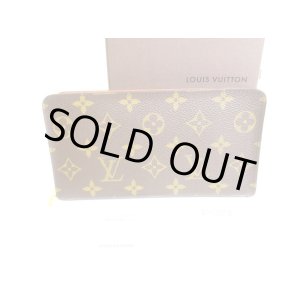 Photo: LOUIS VUITTON Monogram Leather Zip Around Wallet Porto Monnaie Zip #9526