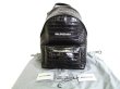 Photo1: BALENCIAGA Everyday Black Calf Leather Backpack Day Pack #9537