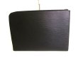 Photo2: LOUIS VUITTON Epi Black Leather Clutch Bag Document Case Pochette Jour GM #9545