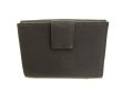 Photo2: PRADA Black Nylon and Leather Bifold Wallet Compact Wallet #9550