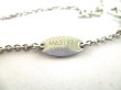 Photo12: LOUIS VUITTON Silver Plated Essential V Chain Necklace #9553