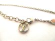 Photo8: LOUIS VUITTON Silver Plated Essential V Chain Necklace #9553