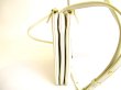 Photo4: CELINE White Leather Crossbody Bag Purse Trio Pouch Large #9556