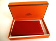 Photo12: HERMES Red Veau Epson Leather Card Case Card Holder Calvi #9559