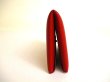 Photo4: HERMES Red Veau Epson Leather Card Case Card Holder Calvi #9559