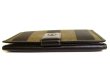 Photo6: FENDI Khaki Pecan PVC Canvas Black Leather Bifold Long Wallet #9560