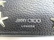 Photo10: Jimmy Choo Metal Stars Black Leather Trifold Wallet Compact Wallet #9568