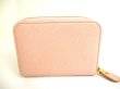 Photo2: Salvatore Ferragamo Vala Light Pink Leather Round Zip Coin Purse #9569