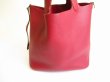 Photo4: HERMES Ruby Taurillon Clemence Leather Hand Bag Picotin Lock MM #9573