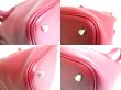 Photo6: HERMES Ruby Taurillon Clemence Leather Hand Bag Picotin Lock MM #9573