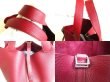 Photo7: HERMES Ruby Taurillon Clemence Leather Hand Bag Picotin Lock MM #9573