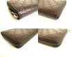 Photo7: GUCCI Guccissima Dark Brown Leather Round Zip Long Wallet #9576