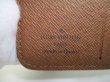 Photo10: LOUIS VUITTON Monogram Brown Leather Bifold Wallet Compact Zippe #9581