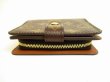 Photo6: LOUIS VUITTON Monogram Brown Leather Bifold Wallet Compact Zippe #9581