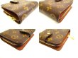 Photo7: LOUIS VUITTON Monogram Brown Leather Bifold Wallet Compact Zippe #9581