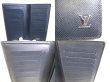 Photo8: LOUIS VUITTON Navy Blue Taiga Leather Long Wallet Brazza #9587