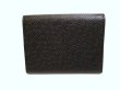 Photo2: LOUIS VUITTON Taiga Black Leather Business Card Case #9588