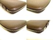 Photo7: LOUIS VUITTON Taiga Dark Brown Leather Round Zip Wallet Travel Case #9593