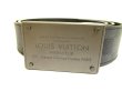 Photo8: LOUIS VUITTON Damier Graphite Infini Inventure Buckle Belt Size M #9596