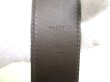 Photo9: LOUIS VUITTON Damier Leather LV Initial 40MM Belt Size M #9598