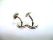 Photo7: LOUIS VUITTON Silver Plated Cufflinks Cuffs LV Circle #9599