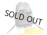 Photo: LOUIS VUITTON Damier Graphite Leather Zack Backpack #9601