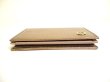 Photo5: BVLGARI Bronze Beige Leather Business Card Case Card Holder #9605