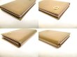 Photo7: BVLGARI Bronze Beige Leather Business Card Case Card Holder #9605