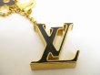 Photo8: LOUIS VUITTON Gold Metal Bag Charm Key Holder Sac Fleures du monogram #9609