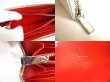 Photo9: Christian Louboutin Panettone White Leather Rubber Round Zip Wallet #9614