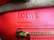 Photo10: LOEWE Sand Red Calf Leather Hand Bag Purse W/Strap Amazona 28 #9615