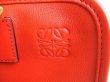 Photo11: LOEWE Sand Red Calf Leather Hand Bag Purse W/Strap Amazona 28 #9615