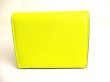 Photo2: Salvatore Ferragamo Gancini Yellow Leather Bifold Wallet #9619