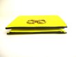 Photo5: Salvatore Ferragamo Gancini Yellow Leather Bifold Wallet #9619