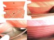 Photo8: BOTTEGA VENETA Intrecciato Salmon Pink Leather Bifold Long Flap Wallet #9621