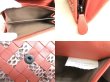 Photo9: BOTTEGA VENETA Intrecciato Salmon Pink Leather Bifold Long Flap Wallet #9621