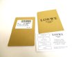 Photo11: LOEWE Logo Dark Brown Leather Gold H/W Round Zip Wallet #9624