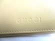 Photo10: GUCCI Logo Beige Leather 6 Pics Key Cases #9626