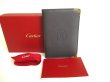 Photo1: Cartier Must de Cartier Dark Gray Leather Card Holder #9631